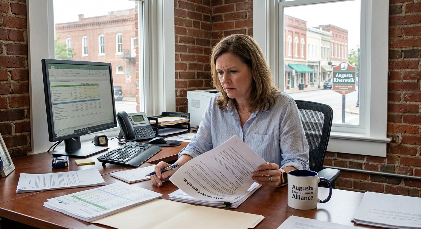 Small business owners reviewing compliance requirements before changing 401k providers