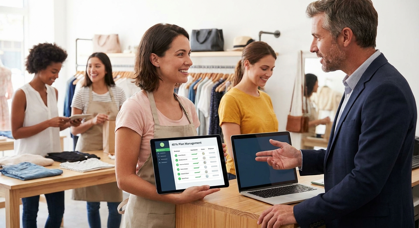 401k plan management made easy for retail business owners